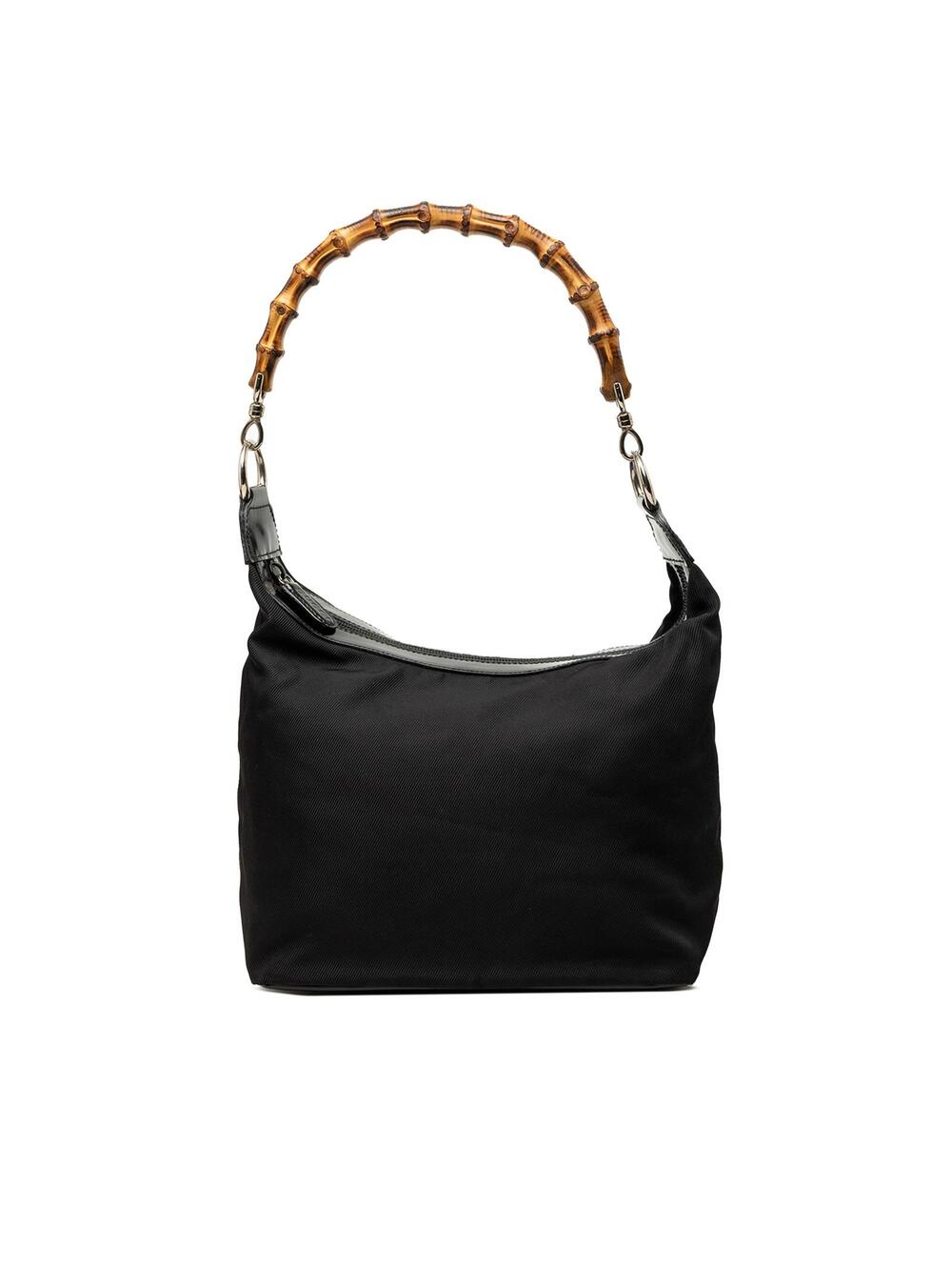 Gucci Nylon Bamboo Shoulder Bag Pre- #349477G36B
